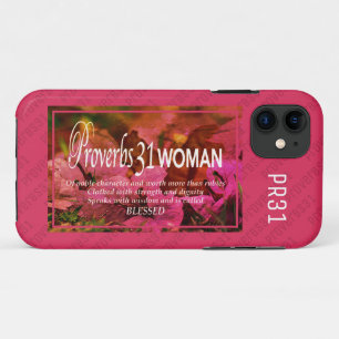 Case-Mate iPhone Case PROVERBS 31 Vaut plus que Rubies PINK