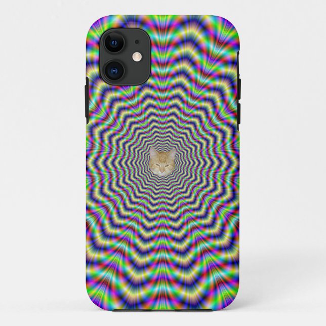 Coques Case-Mate iPhone Psychédélique Web Star + ou - Chat (Dos)