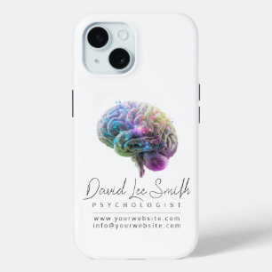Coque Pour iPhone 15 Psychologue / Neurologue Minimaliste