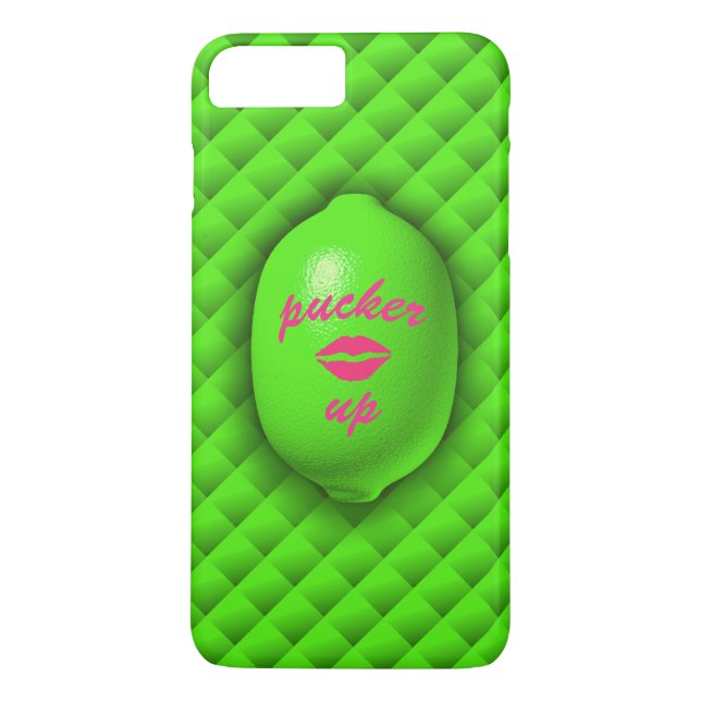 Coques Case-Mate iPhone Pucker Up Lime iPhone 7 (Dos)