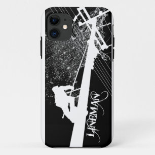 Coques Pour iPhone Puissance de monteur de lignes il cas haut de