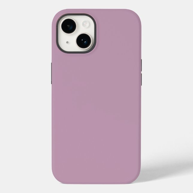 Coques Case-Mate iPhone Puits de mauve solides simples (Verso)
