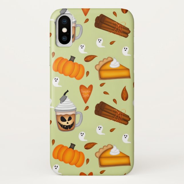 Coques Case-Mate iPhone Pumpkin Spice iPhone case (Dos)