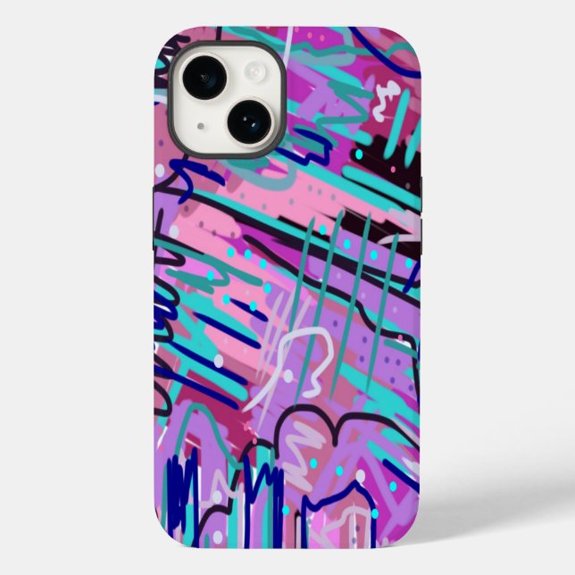 Coques Case-Mate iPhone Purple Dream Expressive Print (Verso)