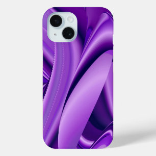 Coque Pour iPhone 15 Purple Dream, Imaginaire Abstrait Rainbow-Art