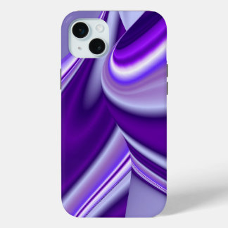 Coque iPhone 15 Mini Purple Dream, Imaginaire Abstrait Rainbow-Art