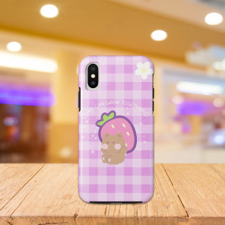 Case-Mate iPhone Case Purple Kawaii Ours esthétique