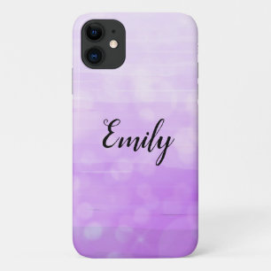 Case-Mate iPhone Case Purple Ombre Bokeh s'est effacé Nom joli