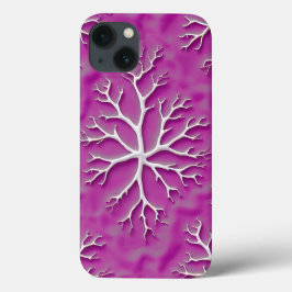 Case-Mate iPhone Case Purple Organic iPhone Case with Artistic Texture