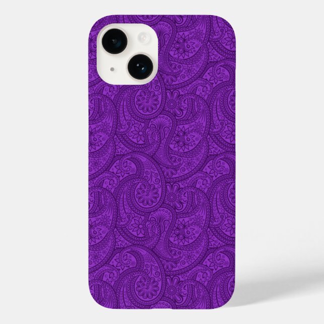 Coques Case-Mate iPhone Purple Paisley (Verso)
