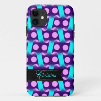 Coques Pour iPhone Purple rose moderne motif iPhone 5 Coque-mate