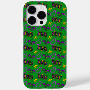 COQUE POUR POUR iPhone 14 PRO MAX PURPLE VERT JAUNE MARDI GRAS BEAAD