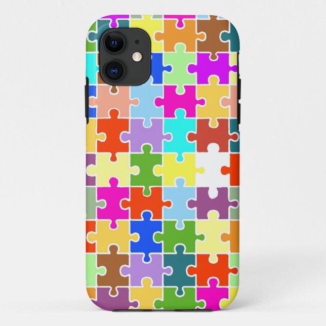 Coques Case-Mate iPhone Puzzle amusant (Dos)