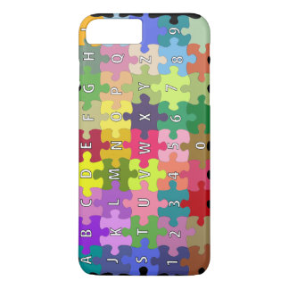Coque iPhone 8 Plus/7 Plus Puzzle coloré