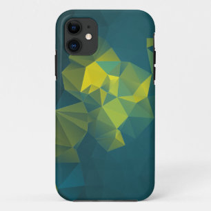 Case-Mate iPhone Case Pyramide Abstraite bleu jaune Motif Coque-Mate iPh