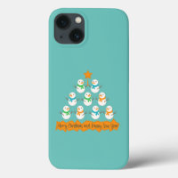 Pyramide des sapins de Noël faite de bonhommes de