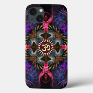 iPhone 13 Coque Quadra Angels Fractal Art Aum