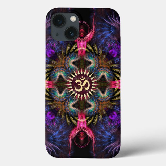 Coques Case-Mate iPhone Quadra Angels Fractal Art Aum (Verso)
