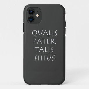 Case-Mate iPhone Case Qualis pater talis filius