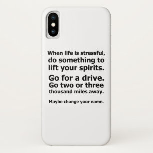 Case-Mate iPhone Case Quand la vie est stressante