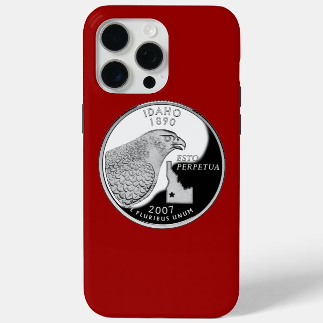 Coques Case-Mate iPhone Quartier d'État de Faux Idaho (Verso)