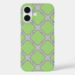 Coques iPhone 16 Quatrefeuille vert