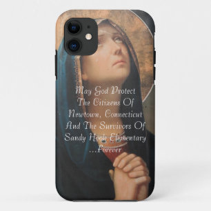 COQUE Case-Mate POUR iPhone QUE DIEU PROTÈGE LES CITOYENS DE NEWTOWN...