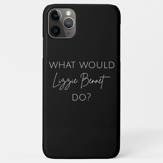 Coques Case-Mate iPhone Que ferait Lizzie Bennet ? (Dos)