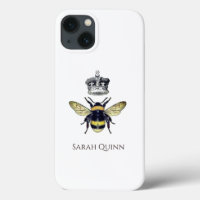 Queen Bee Avec Sa Couronne Illustration Artistique