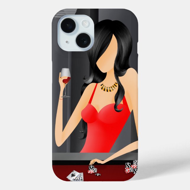Coques Case-Mate iPhone Queen of the Game - Las Vegas (Verso)