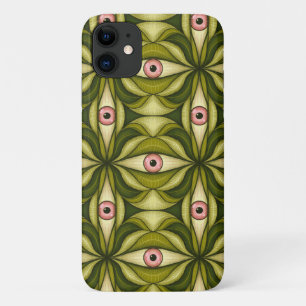 Case-Mate iPhone Case Quirky Rose Eyes Et Vert Botanical Motif