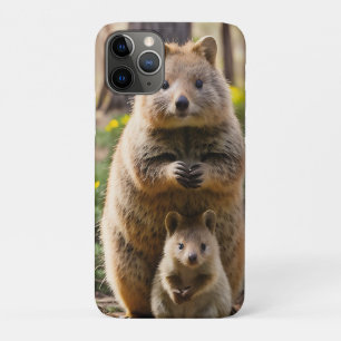 Case-Mate iPhone Case Quokka mère et bébé,