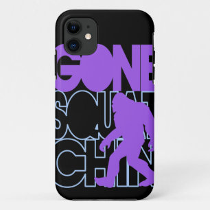Coque Case-Mate Pour iPhone Quotidien je suis noir et pourpre de Squatchin