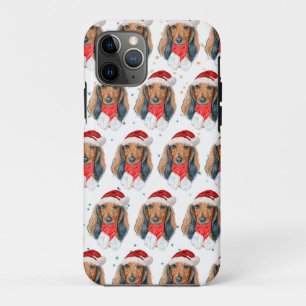 Case-Mate iPhone Case Race de chien Dachshund Noël