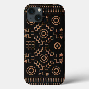 Case-Mate iPhone Case Racines d'or : Elégance marocaine noire et tribale