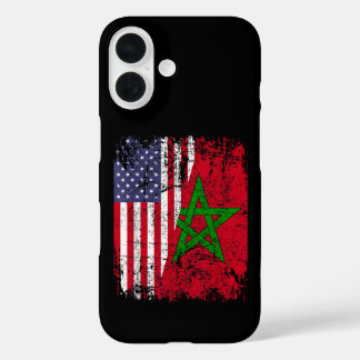 Coques iPhone 16 RACINES MAROCAINES | Demi Drapeau Américain | DRAP