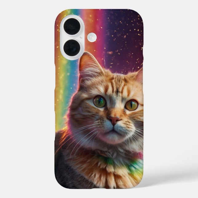 Coques Case-Mate iPhone Rainbow Cat Magic (Verso)