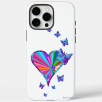 Rainbow heart and Butterfly