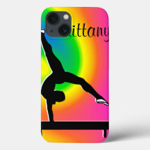 RAINBOW PERSONNALISÉ GYMNASTICS IPAD MINI CASE