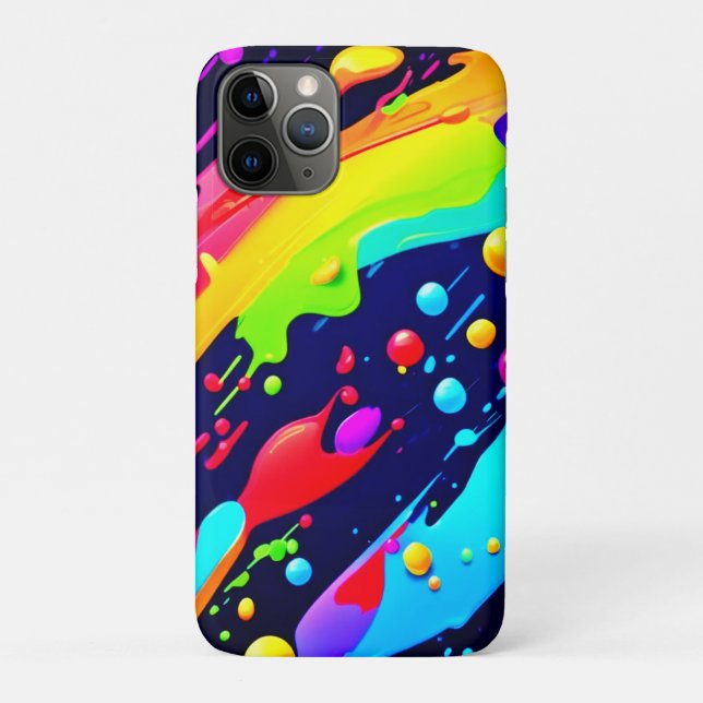 Coques Case-Mate iPhone Rainbow Splash Art (Dos)