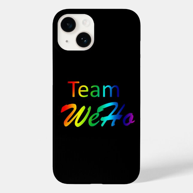 Coques Case-Mate iPhone Rainbow Team WeHo (Verso)