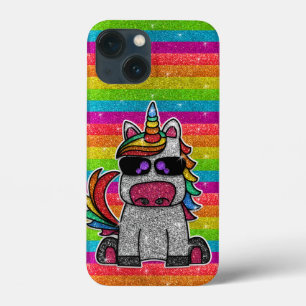 Case-Mate iPhone Case Rainbow Unicorn Parties scintillant étincelante or