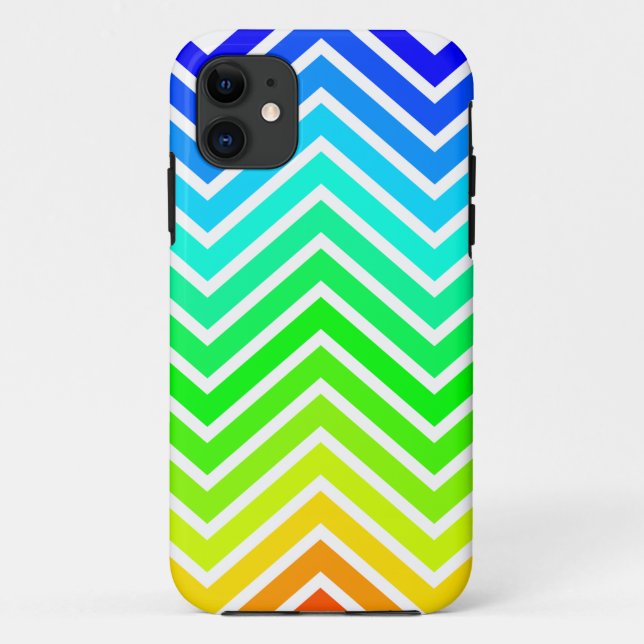 Coques Case-Mate iPhone Rainbow Zigzag (Dos)