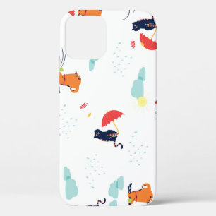 Case-Mate iPhone Case Rainy Day Friends : Chien de chat Vintage