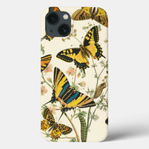 iPhone 13 Case Rassemblement coloré des papillons et des