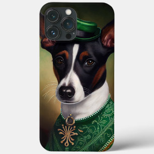 Case-Mate iPhone Case Rat Terrier Chien en robe de fête St. Patrick
