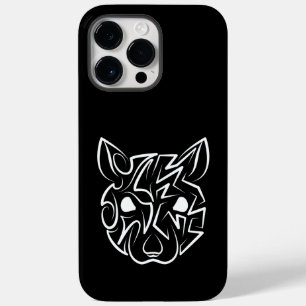 Coque Pour Pour iPhone 14 Pro Max Rat tribal noir et blanc