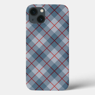 Etui iPhone Case-Mate Rayure Bleu-Rouge de plaid polarisé