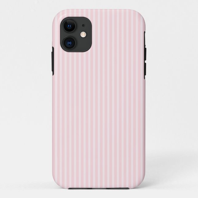Coques Case-Mate iPhone Rayures de rose en pastel (Dos)