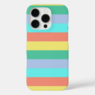 Coques iPhone 16 Pro rayures d'été